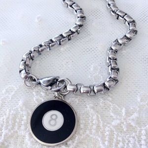 Coach Lucky Eight Ball Charm Bracelet